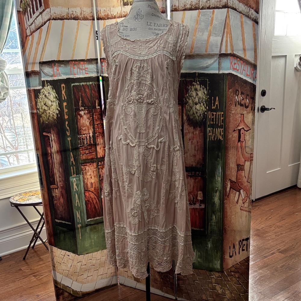 Magnolia Pearl Dress Tibi Lace Bow Dress Dandy Eyelet, OS